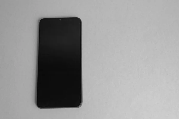 Новий Мобільний Телефон Барвистому Фоні — стокове фото