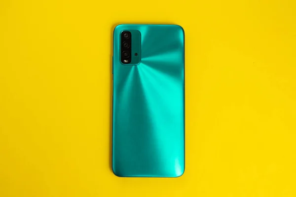 New Cell Phone Colorful Background — Stock Photo, Image