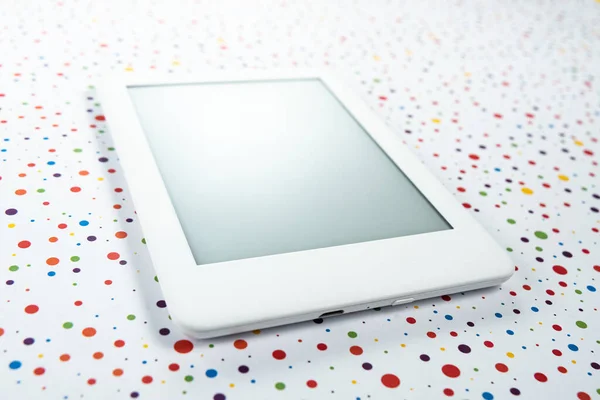 Ebook Reader Colorful Background — Stock Photo, Image