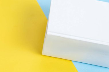 Arkaplan üzerinde fiziksel kağıt kitap - yakın plan