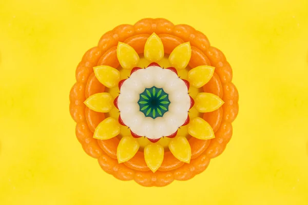 Mandala sanat eserleri - Renkli desen arkaplanı