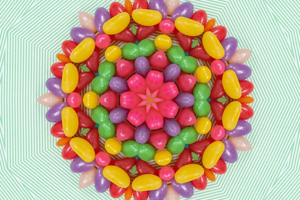 Mandala Artwork Colorful Pattern Background — Stock Photo, Image