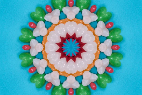 Mandala Grafika Kolorowe Tło Wzór — Zdjęcie stockowe