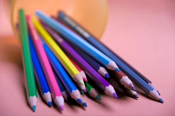 Color pencils ready for drawing — Stock Photo, Image