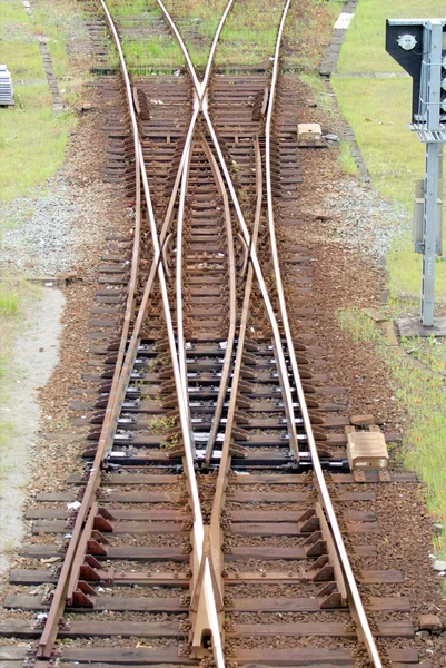 Échangeur de train, vue graphique — Photo