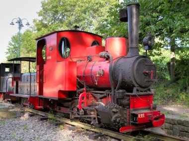 eski buharlı tren rebecq içinde