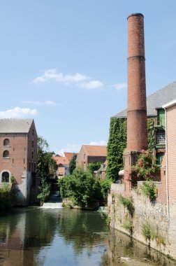 Fabrika baca değirmen arenberg, rebecq, Belçika