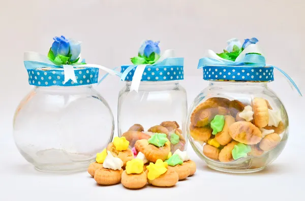 Cookies and jars Stock Image