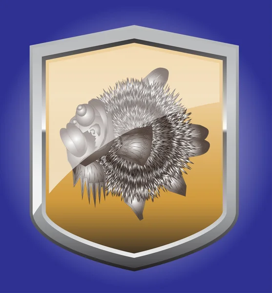 Schild fugu — Stockvector