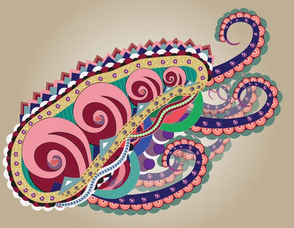 抽象章鱼 — 图库矢量图片