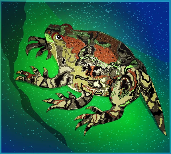 Grenouille tropicale — Image vectorielle