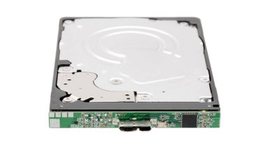 Beyaz arka plan üzerinde izole harddisk