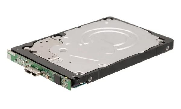 Harddisk Geïsoleerd Witte Achtergrond — Stockfoto