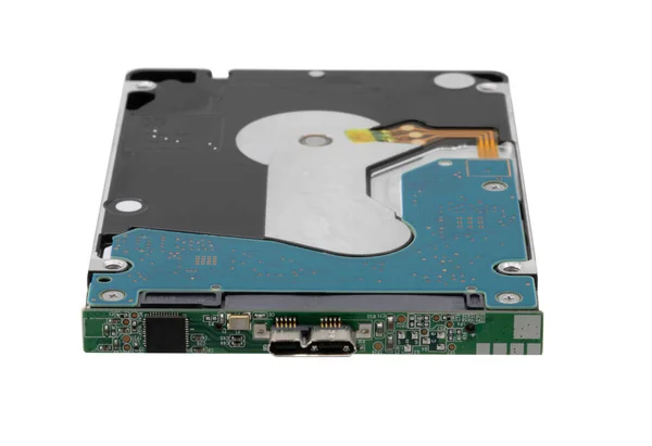 Harddisk Geïsoleerd Witte Achtergrond — Stockfoto