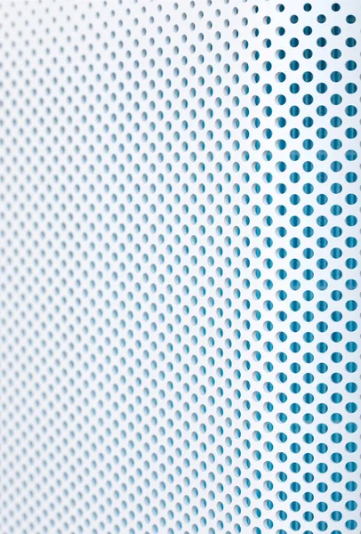 White Perforated Grid Seamless Grid Pattern Background — Stock Photo, Image