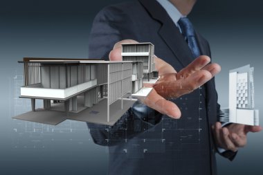 işadamı berabere geliştirme bina