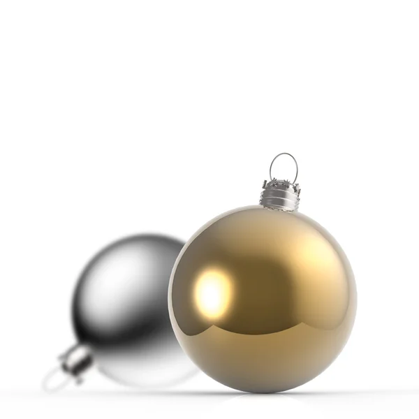 Christmas baubles elementen — Stockfoto