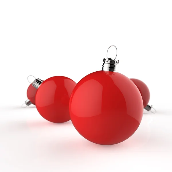 Christmas baubles elements — Stock Photo, Image