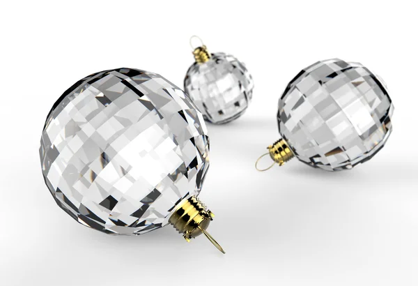 Christmas baubles elementen — Stockfoto