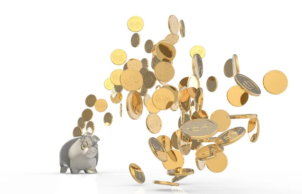 Winner piggy bank — Stock Photo, Image