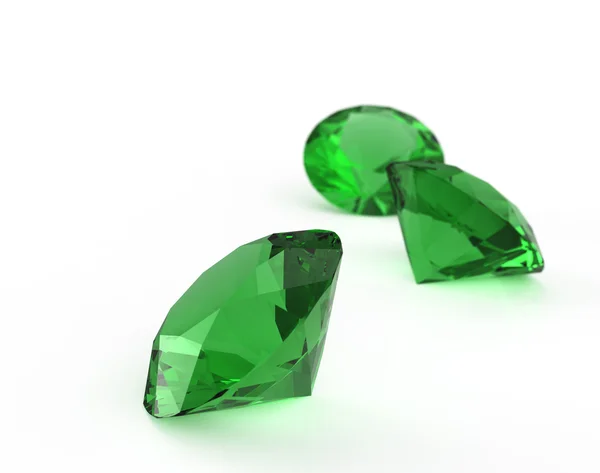 Gröna diamanter — Stockfoto