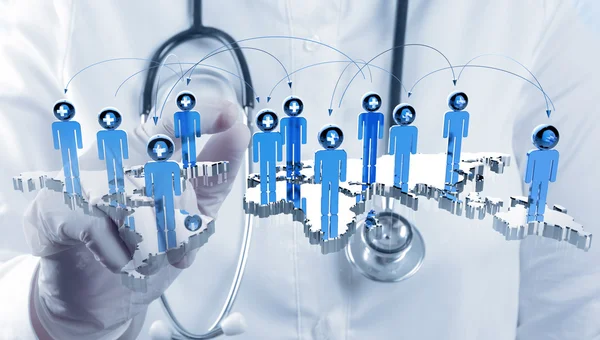 Medical network concept — Stock Photo, Image