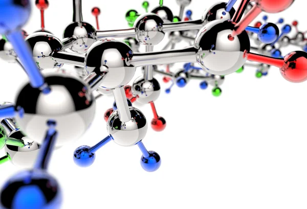 Molecule 3d mediacal — Stock Photo, Image