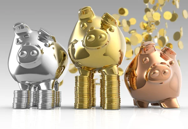 Piggy bank como conceito — Fotografia de Stock