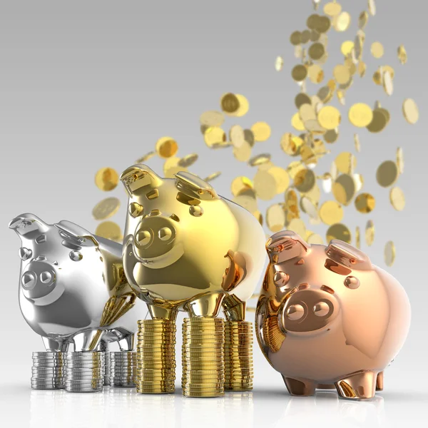 Piggy bank como conceito — Fotografia de Stock