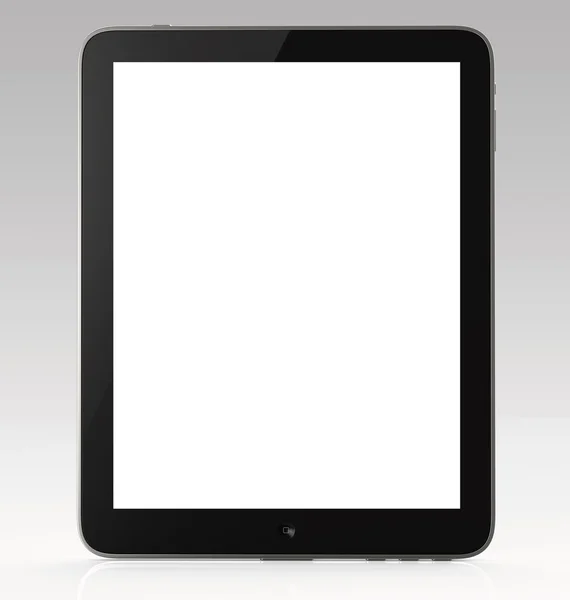 Preto tablet pc — Fotografia de Stock