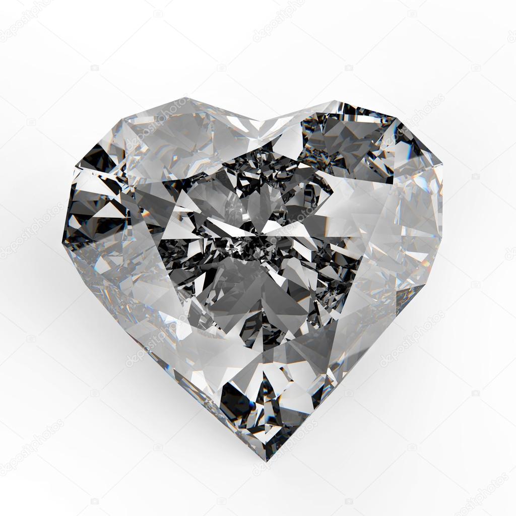 diamond heart shape