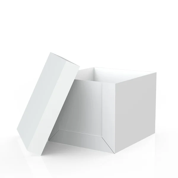 Blank boxes on white — Stock Photo, Image