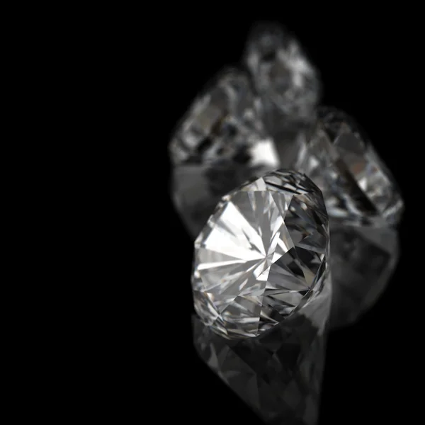 Diamanter 3d — Stockfoto