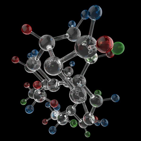 Molecule 3d — Stockfoto