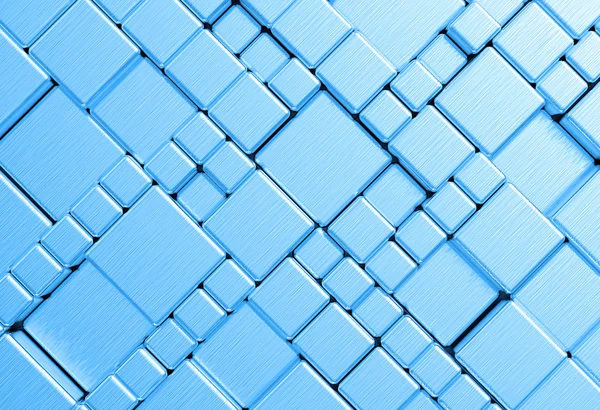 Steel blue mesh metal plate background or texture — Stock Photo, Image