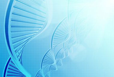 bir dna tıbbi renkli