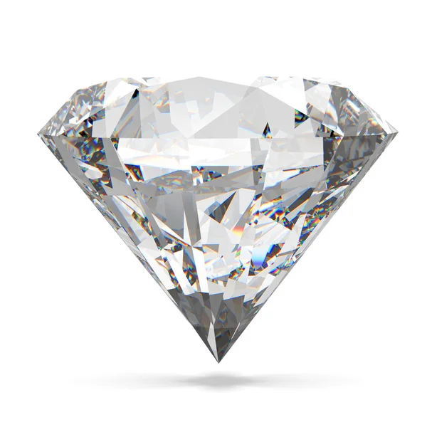 Diamanter isolerad på vit — Stockfoto