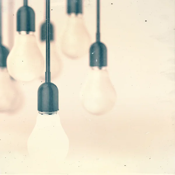 Creative idea and leadership light bulb as leadership concept — Stock Photo, Image