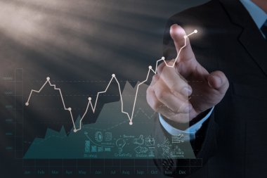 yeni modern bilgisayar ve iş s çalışma iş adamı el