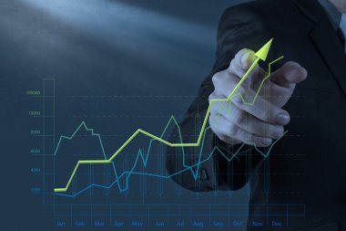 yeni modern bilgisayar ve iş s çalışma iş adamı el