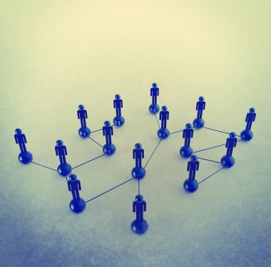 3D paslanmaz insan sosyal ağ