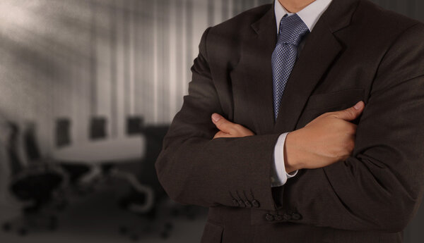 business man success with his board room
