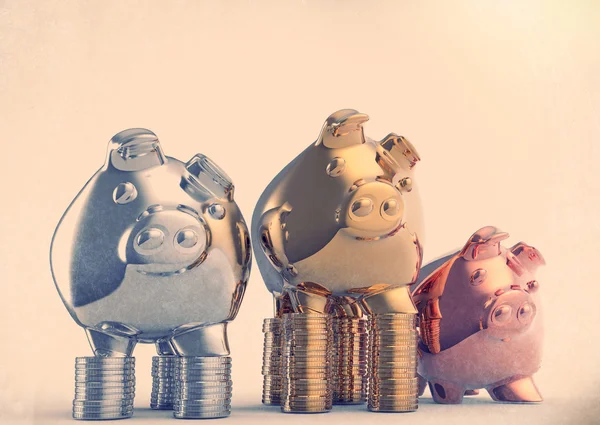 Piggy bank como conceito — Fotografia de Stock