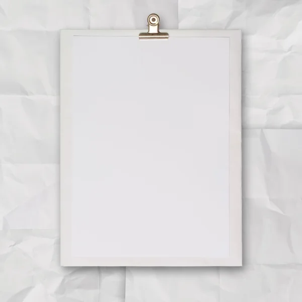 Libro bianco e sfondo di carta rugosa — Foto Stock