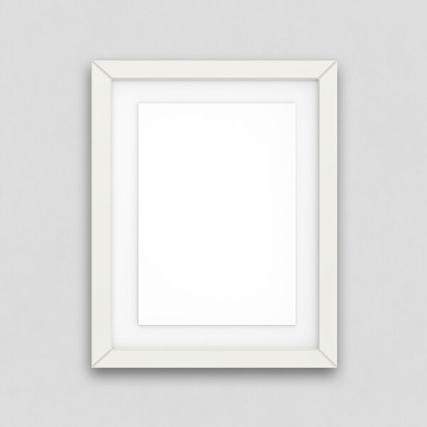 Blank modern 3d frame on texture background as concept