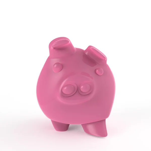 Banco Piggy rosa — Fotografia de Stock