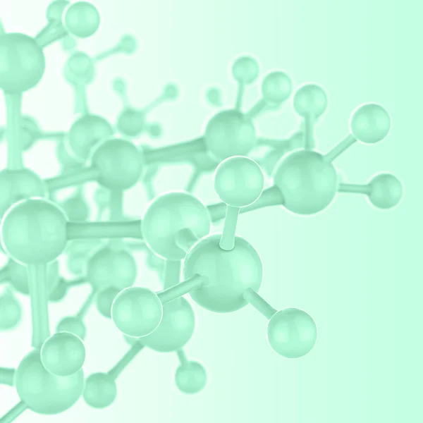 Абстрактные трехмерные молекулы — стоковое фото