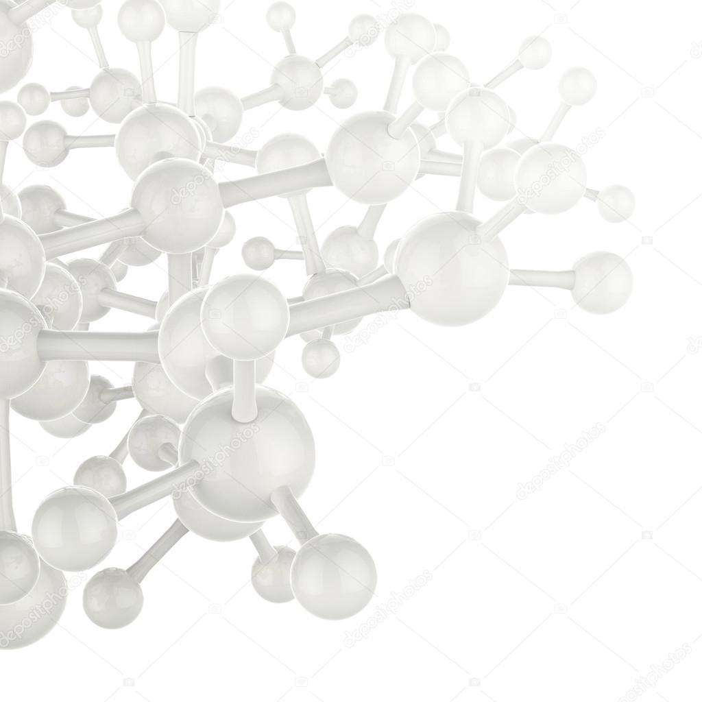 Abstract 3d molecules medical