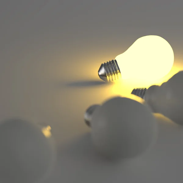 Light bulb 3d — Stock Photo, Image