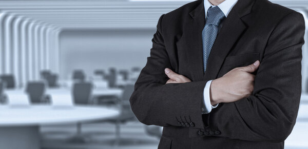 business man success with his board room
